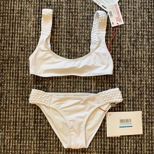 SOLID & STRIPED White Bikini